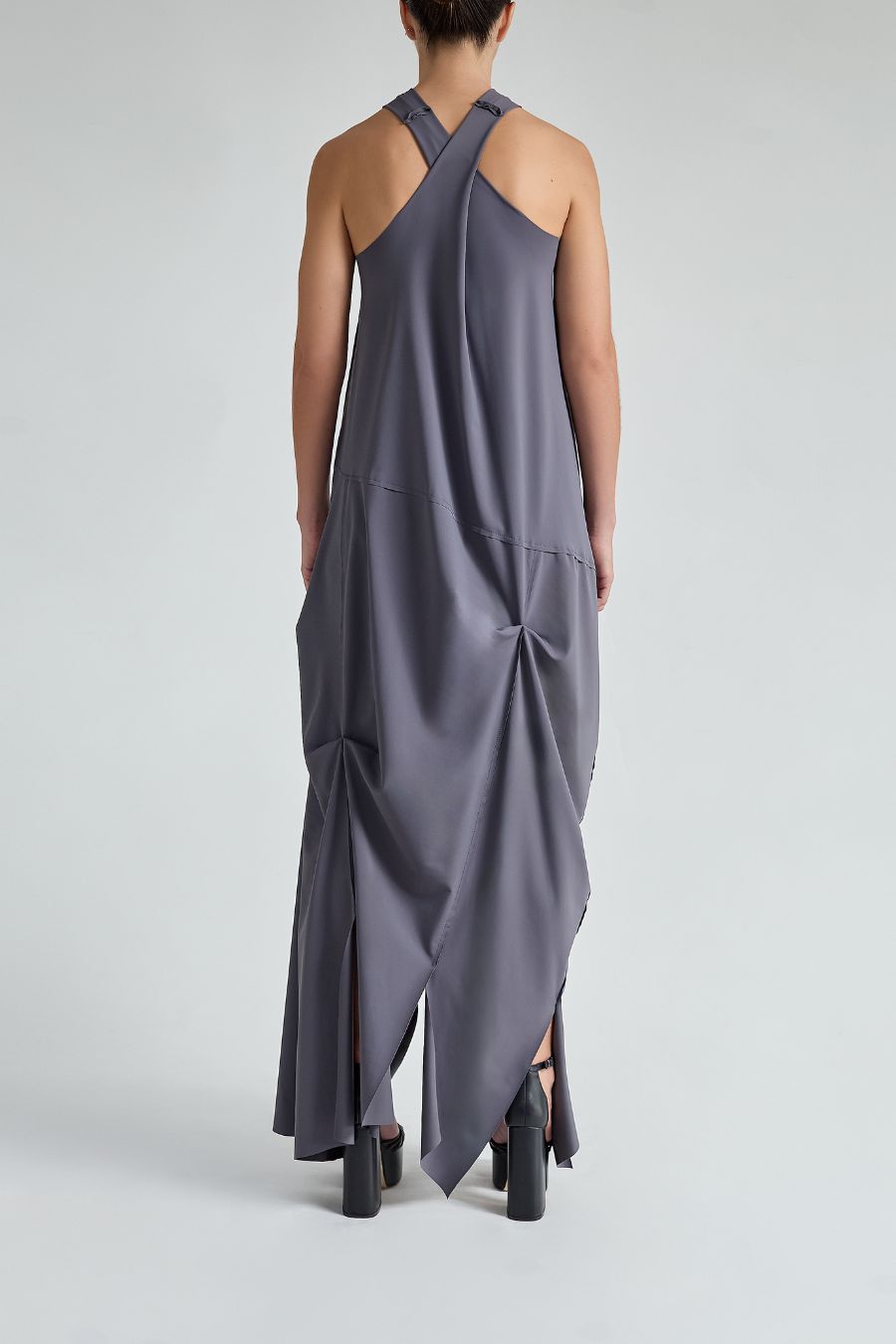 VESTIDO HALTER CRUZADO